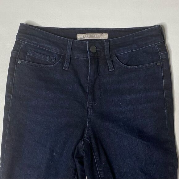 Athleta | Sculptek Dark Rinse High Rise Skinny Jeans - Picture 2 of 7